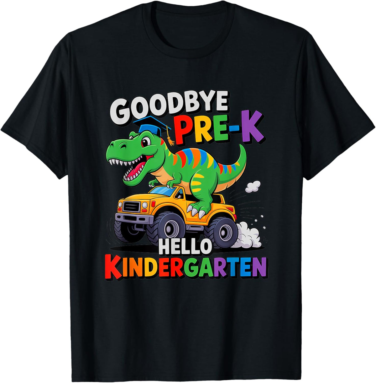 Goodbye Pre-K Hello Kindergarten Dinosaur Graduation school T-Shirt