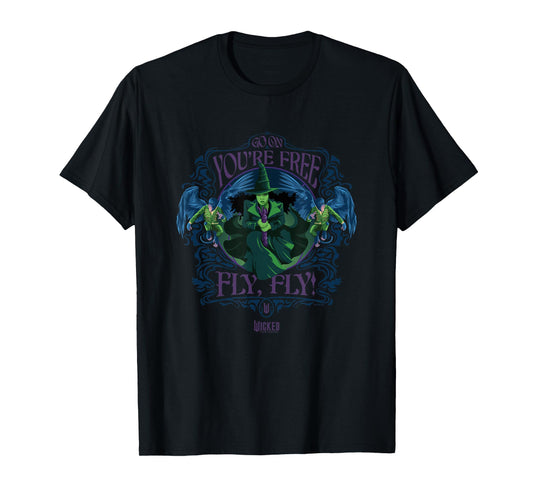Wicked: For Good Elphaba You're Free Fly T-Shirt