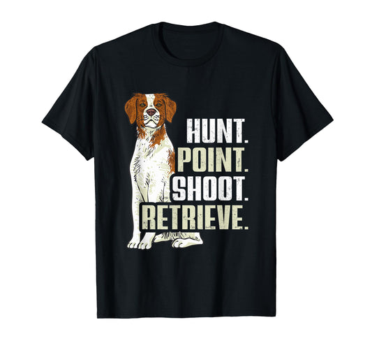 Brittany Spaniel Hunting Brittany Dog T-Shirt