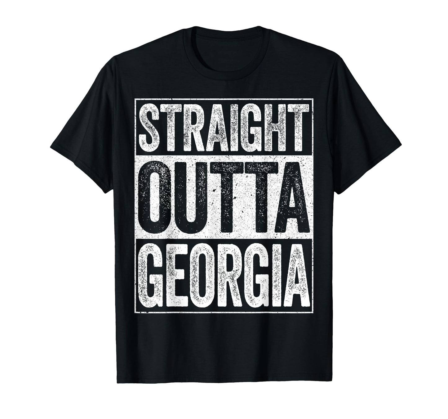 Straight Outta Georgia T-Shirt GA State Shirt T-Shirt