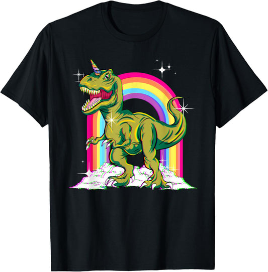 DINOCORN HALF DINOSAUR HALF UNICORN FANS CHILDREN ADULTS T-Shirt