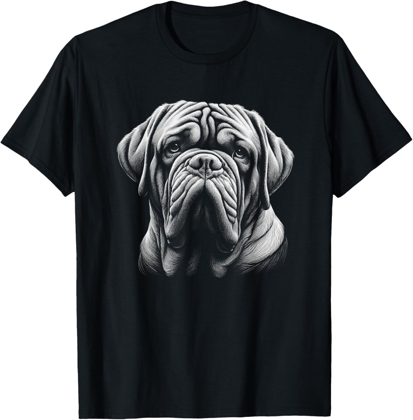 Dogue de Bordeaux Dog Art Design For Men And Women T-Shirt