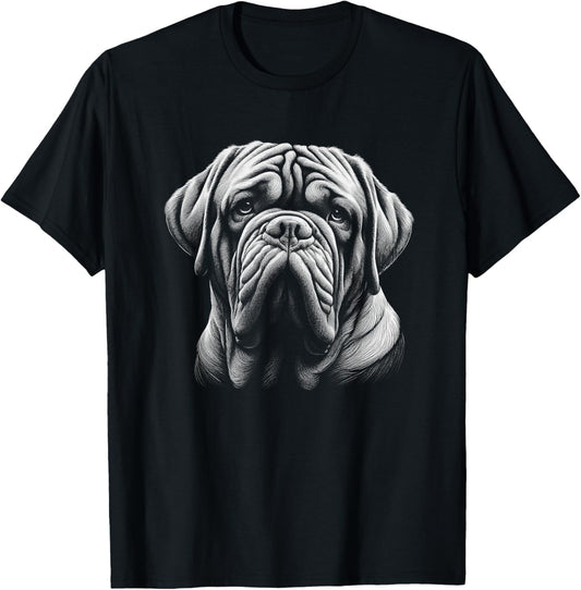 Dogue de Bordeaux Dog Art Design For Men And Women T-Shirt