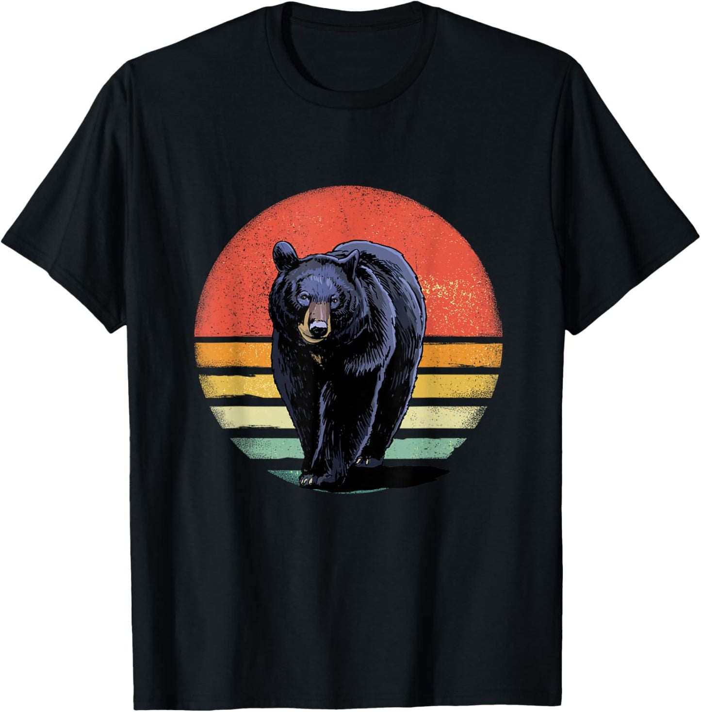 Retro Vintage Black Bear T-Shirt