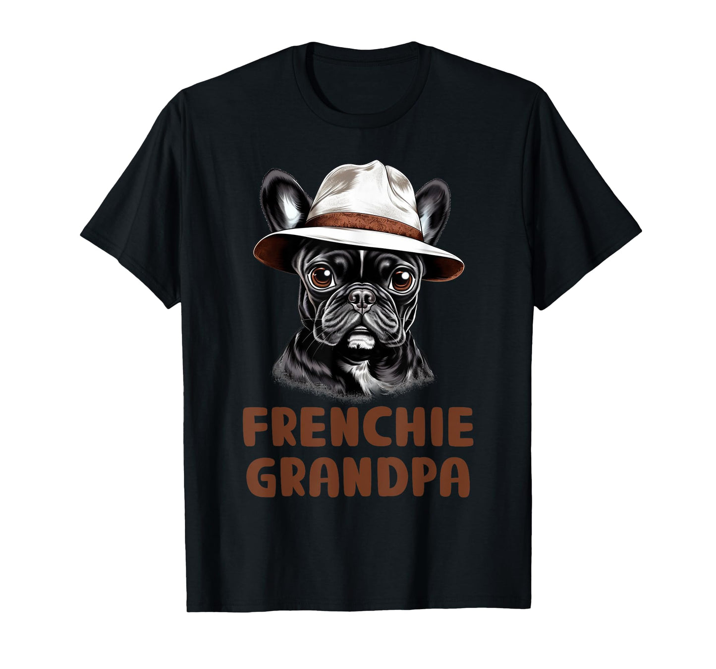 Frenchie Grandpa Dog Lover Gift Funny French Bulldog Owner T-Shirt