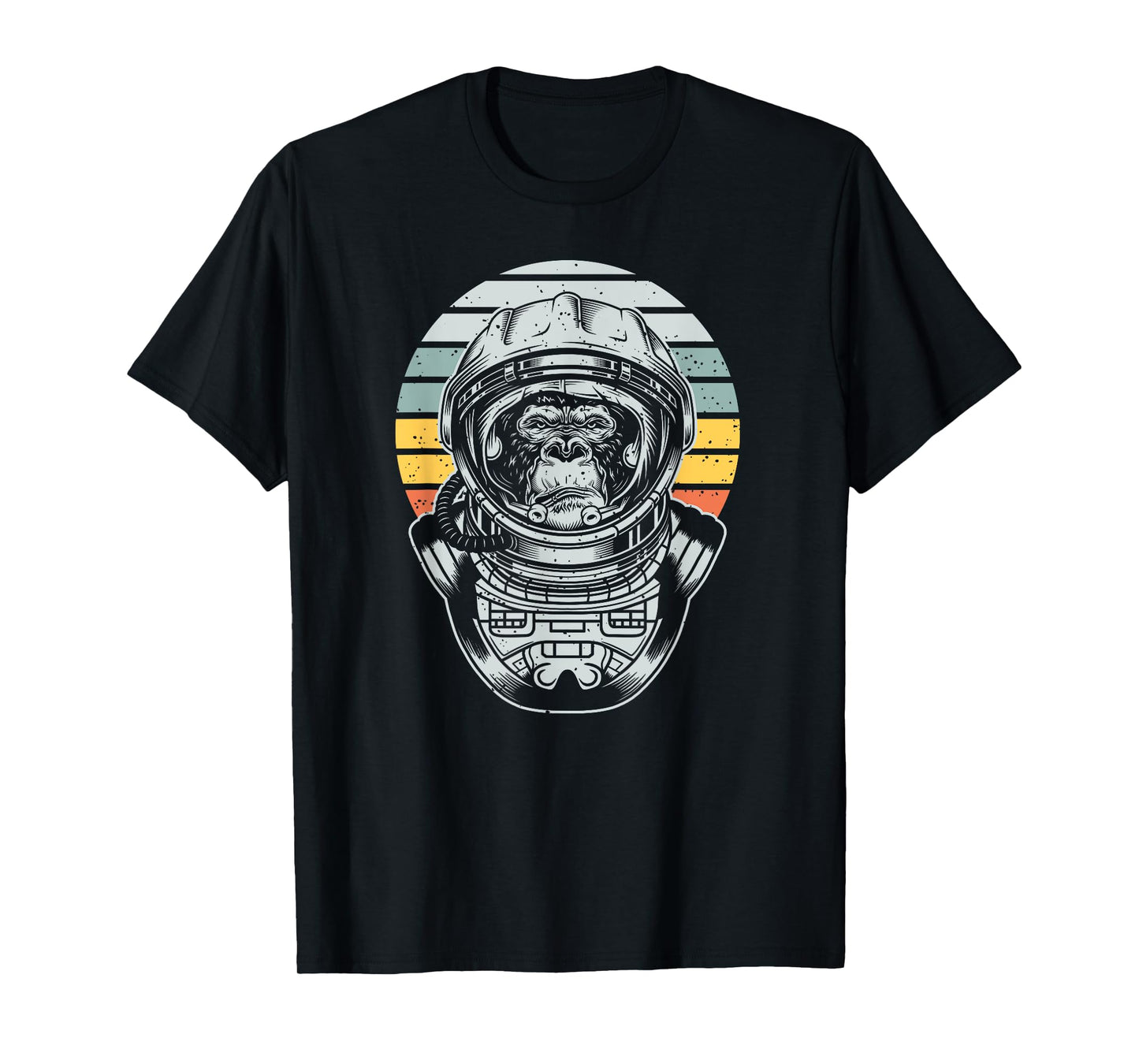 Retro Astronaut Space Monkey T-Shirt