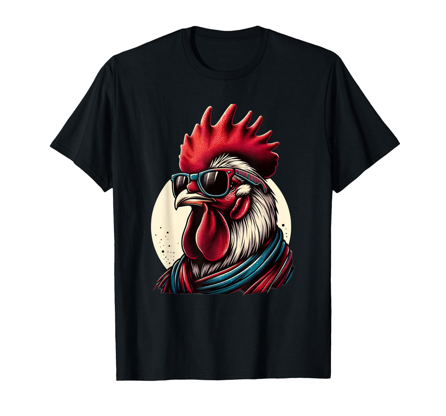 Rooster Wearing Sunglasses Retro chicken kids T-Shirt