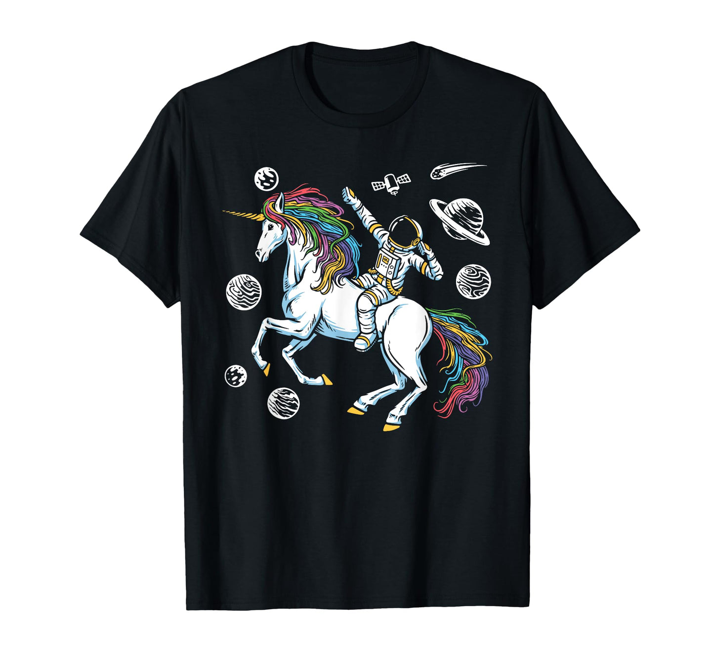 Magical Unicorn Girls Cosmonaut Gift Space Travel Astronaut T-Shirt