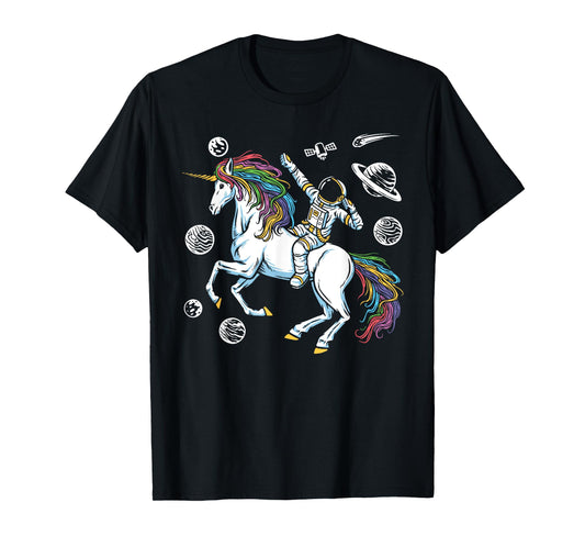 Magical Unicorn Girls Cosmonaut Gift Space Travel Astronaut T-Shirt