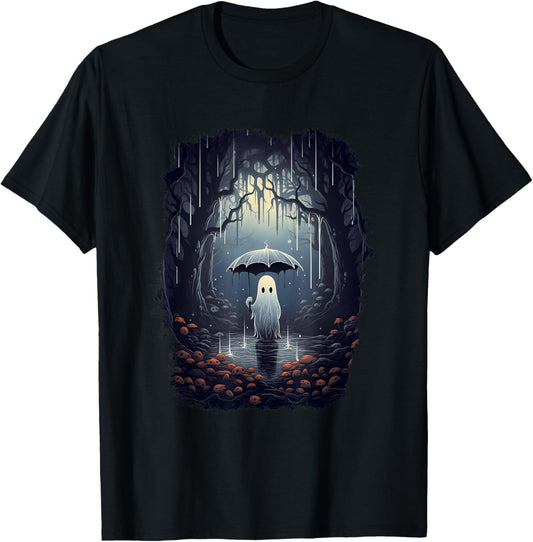 Halloween Outfit Spooky Cottagecore Ghost T-Shirt