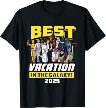 Star Wars Best Vacation in the Galaxy Family Group Trip 2025 T-Shirt