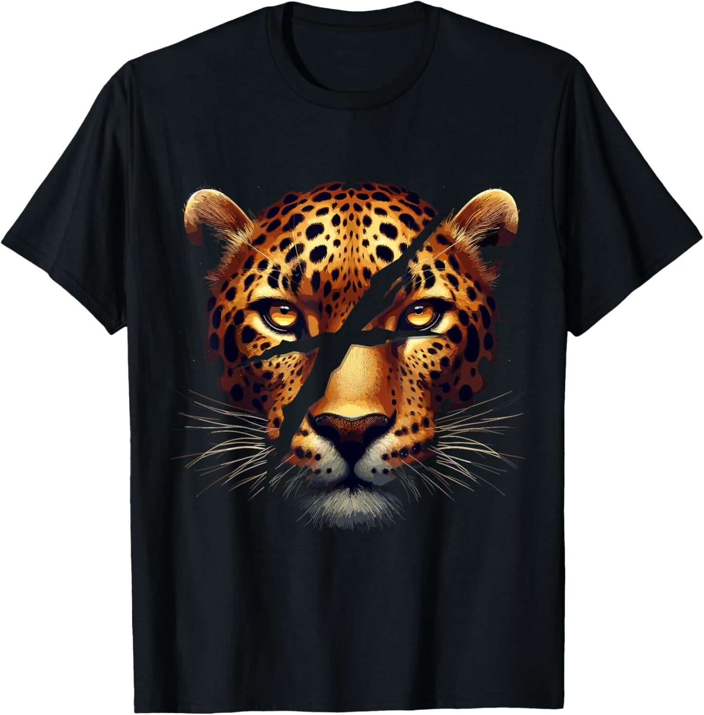 Tiger Leopard Face Lion Cat T-Shirt