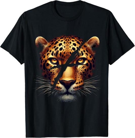 Tiger Leopard Face Lion Cat T-Shirt