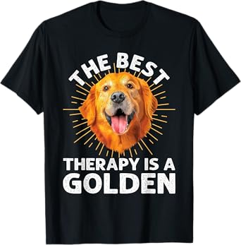 Golden Retriever Design For Men Women Golden Retriever Lover T-Shirt