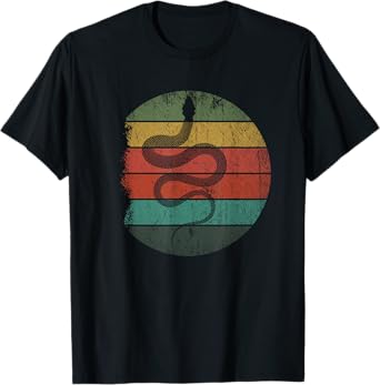 Retro Wild Animal Rainforest Zoo Keeper Pet Gift Snake T-Shirt