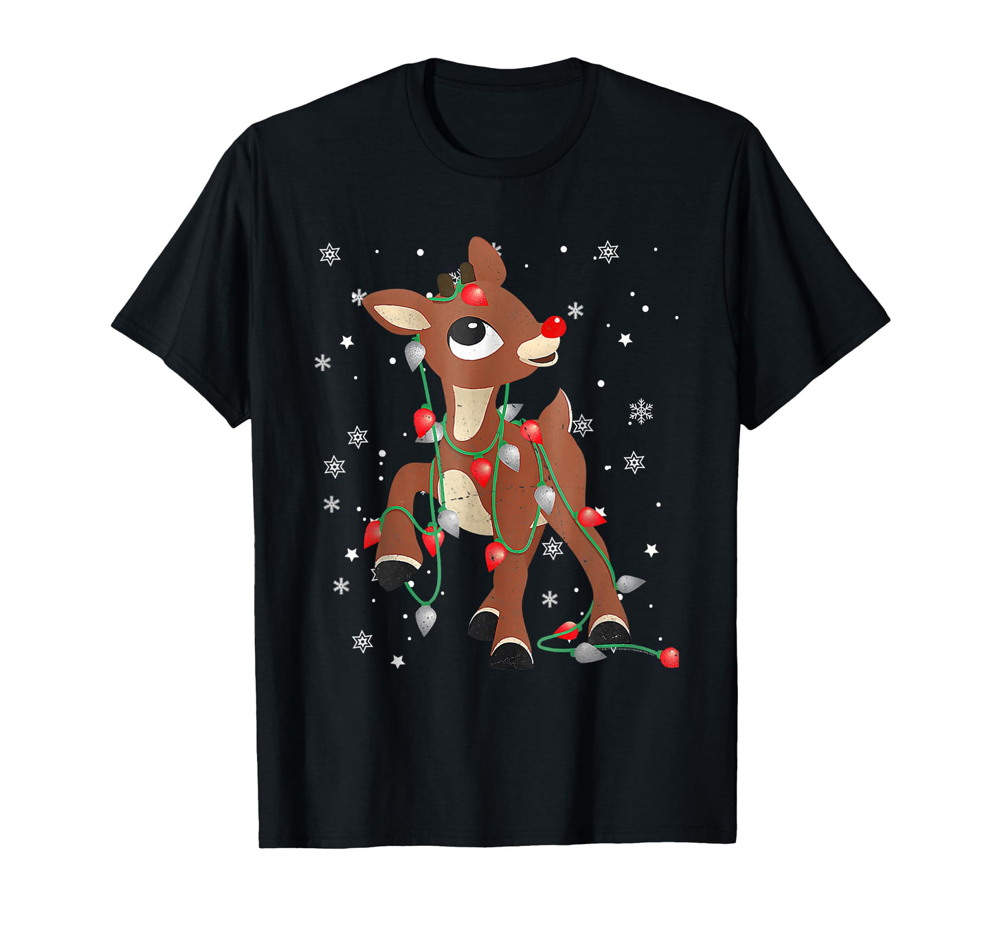 Rudolph The Red Nose Reindeer For Kids And Christmas Fan T-Shirt