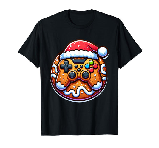 Christmas Gamer Boys Video Games Santa Controller Xmas Funny T-Shirt