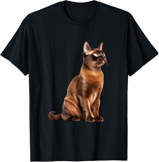 Burmese Cat Portrait T-Shirt