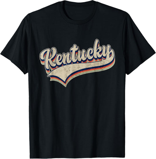 Distressed Kentucky Pride Name Vintage Retro T-Shirt
