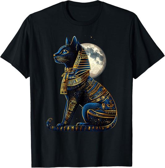 Ancient Egypt Bastet Cat Egyptian God Tutankhamun Egyptology T-Shirt