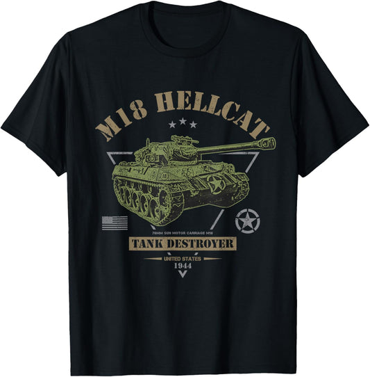 M18 Hellcat WW2 Tank Destroyer T-Shirt