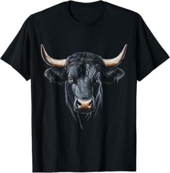 Bull Animal Graphic Illustration Bull T-Shirt