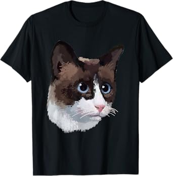 Snowshoe Cat T-shirt Tee Tees T Shirt Tshirt Men Women Kids T-Shirt