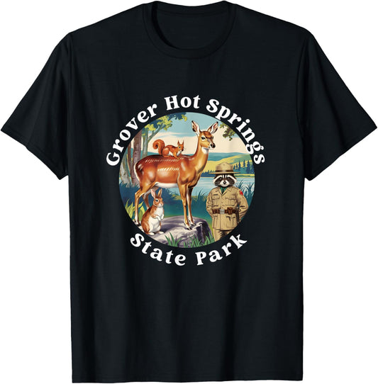 Grover Hot Springs State Park California Vacation Souvenir T-Shirt