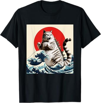 Catzilla - Cat Lover Kitten Owner Kitty T-Shirt for Men Women Girls Kids