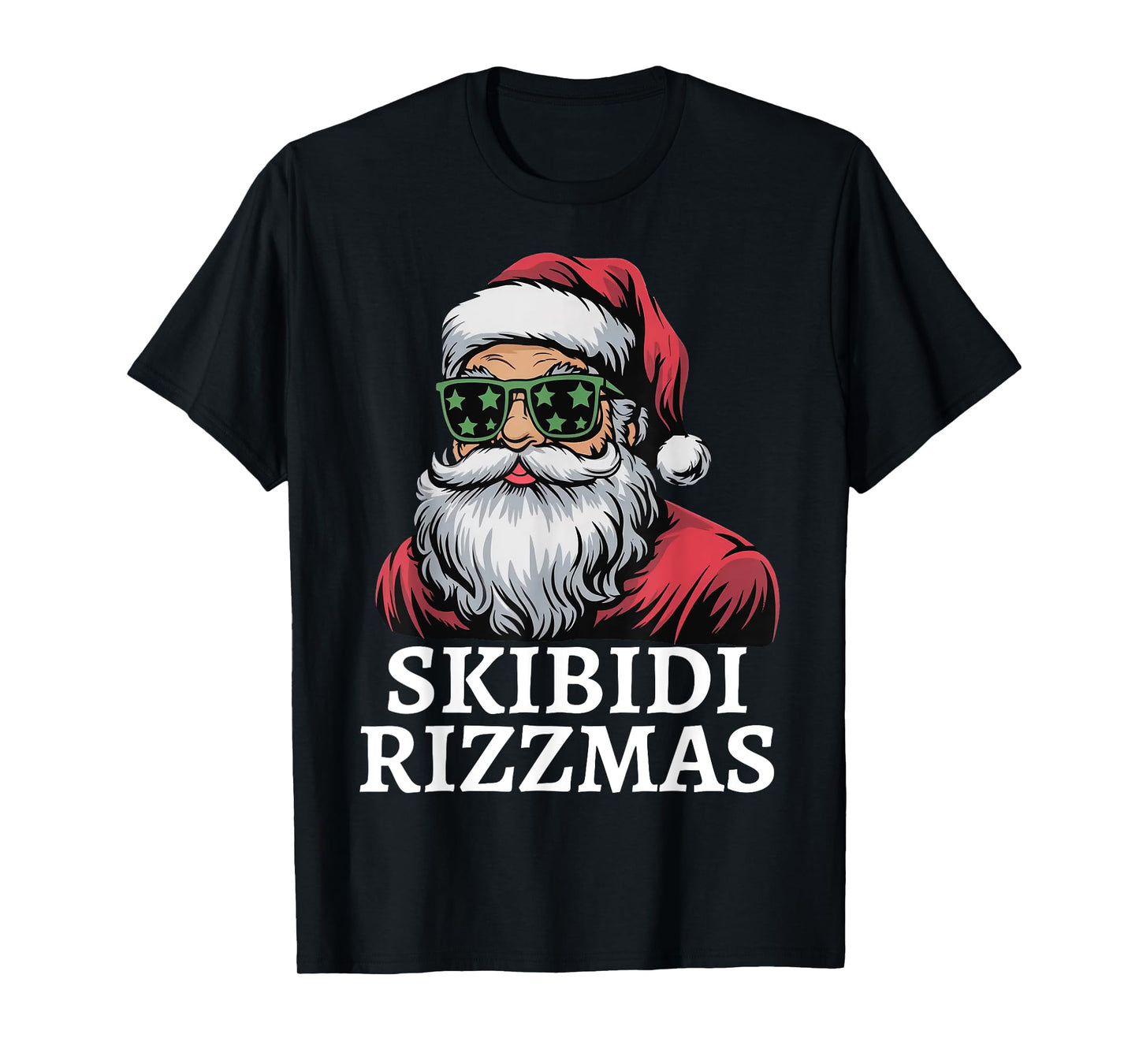 Skibidi Rizzmas Christmas Rizz Santa Charisma Teens Kids T-Shirt