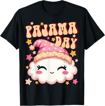 Pajama Day School Spirit Week Fun Cloud Teacher Student Cute T-Shirt