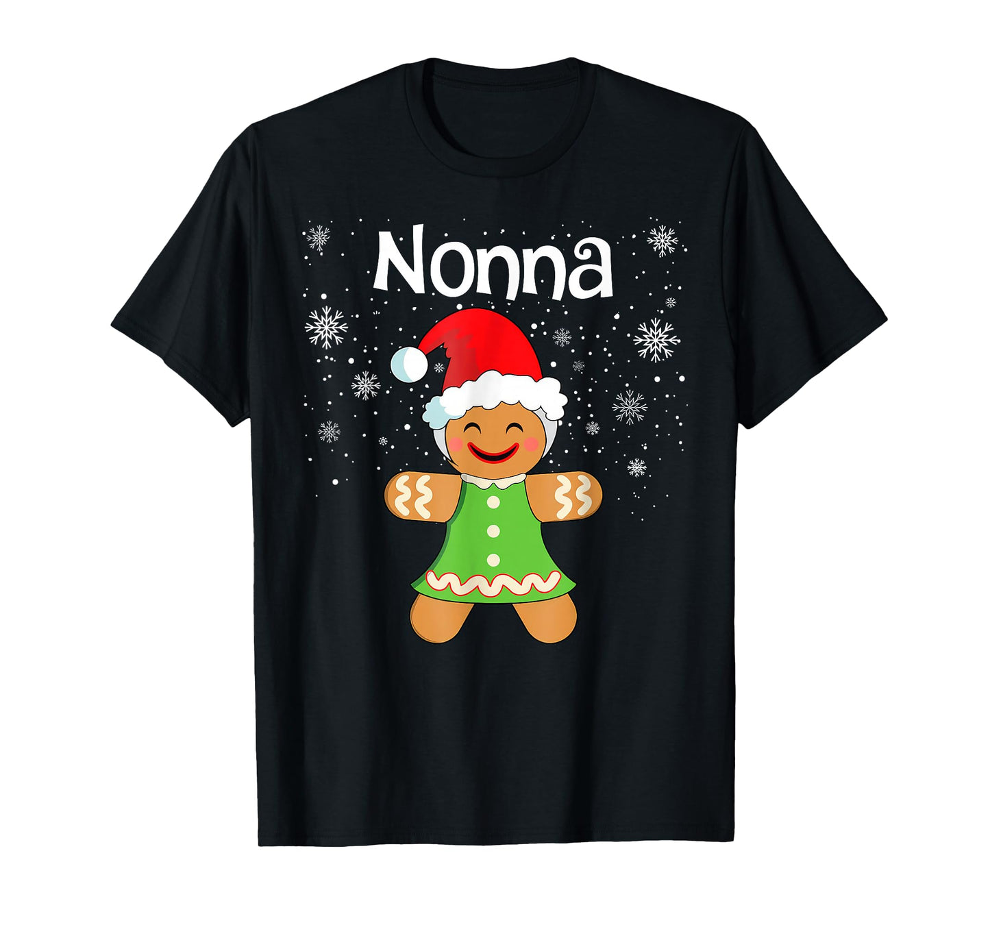 Nonna Gingerbread Family Matching Christmas Women T-Shirt