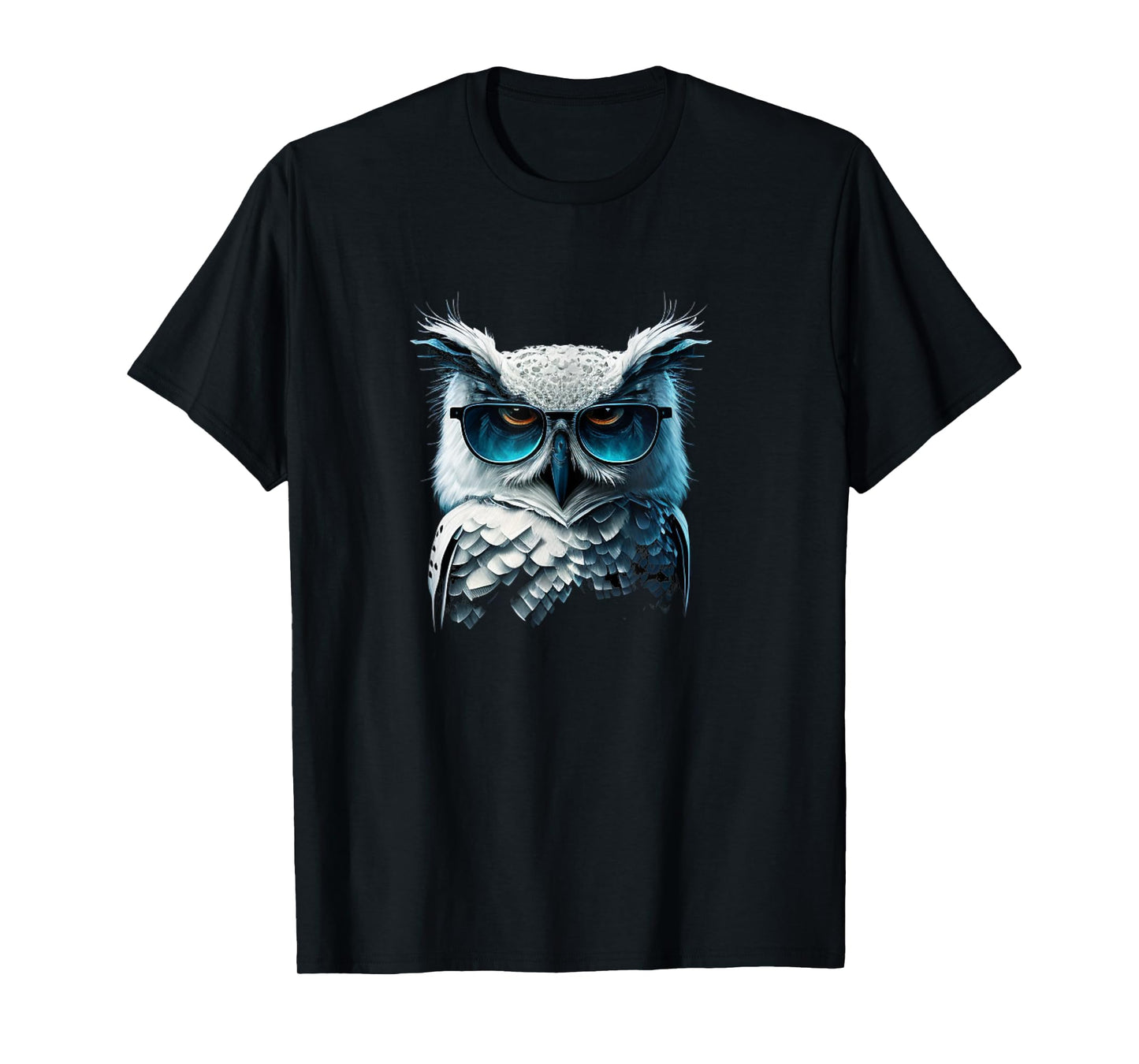 Funny looking Owl with Sunglasses for Snow Bird Lovers T-Shirt