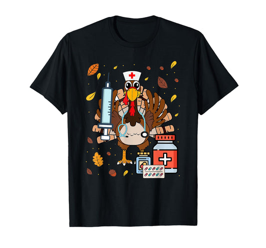 Nurse Thanksgiving Gifts Thanksgiving Nurse Life T-Shirt