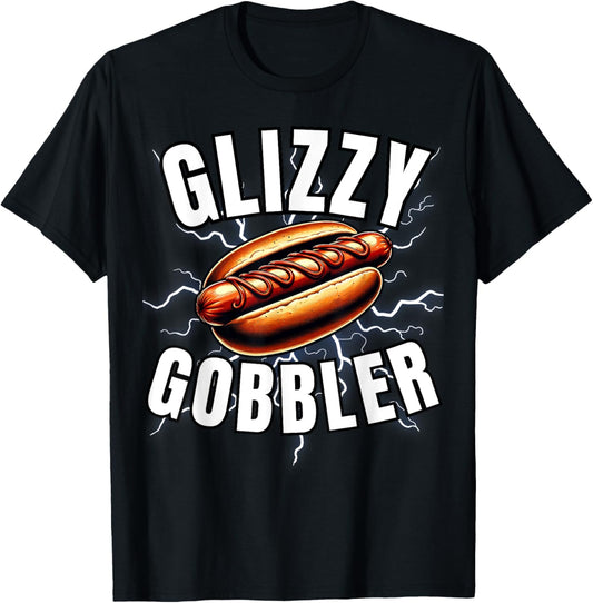 Funny HotDog Glizzy Gobbler Gladiator Lover Glizzy Gobbler T-Shirt