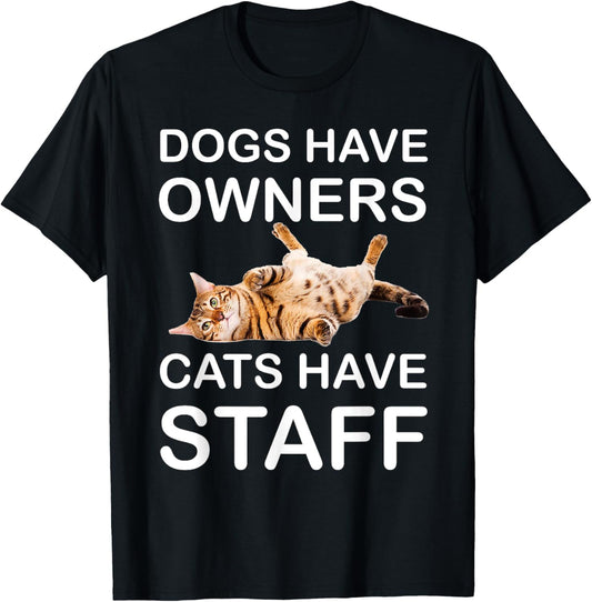 Cat Shirts for Men/Women - Funny Cat Shirts for Cat Dad/Mom T-Shirt