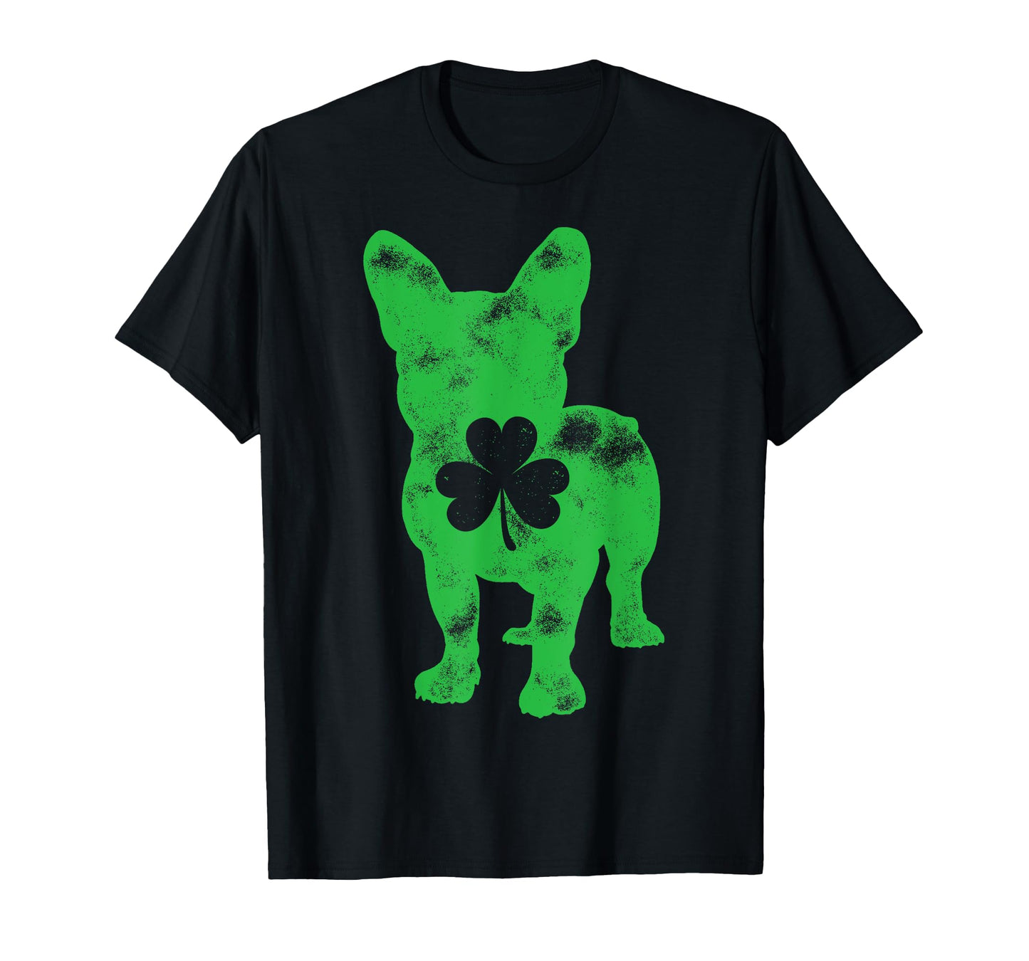 French Bulldog St Patrick's Day Boys Girls Shamrock Dog Lover T-Shirt