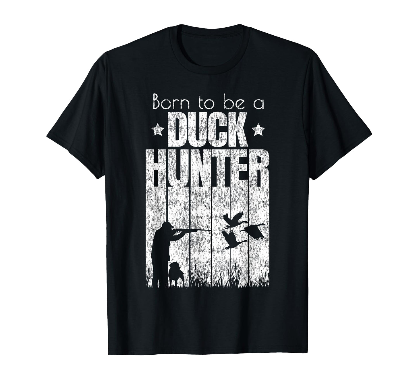 Duck Hunting Hunter Vintage Born To Be A Duck Hunter T-Shirt