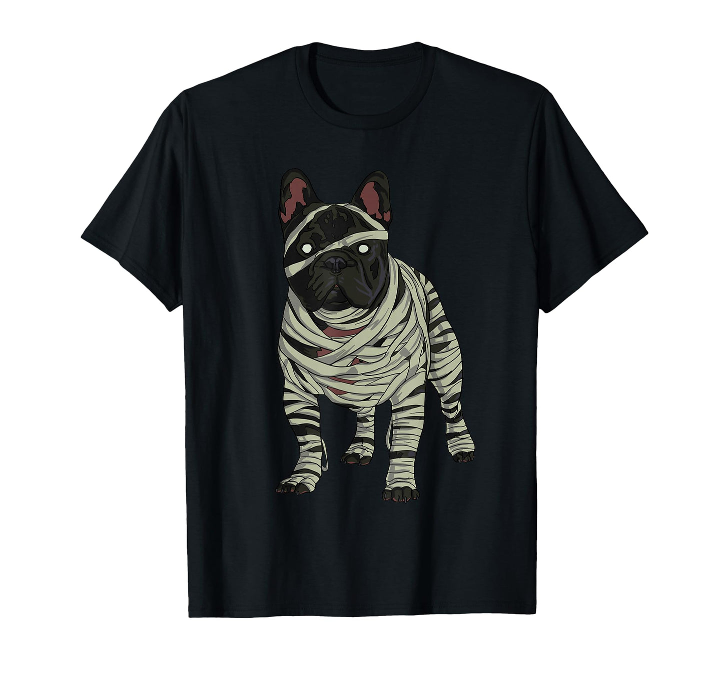 French Bulldog Dog Mummy Halloween Costume Dog Lovers T-Shirt
