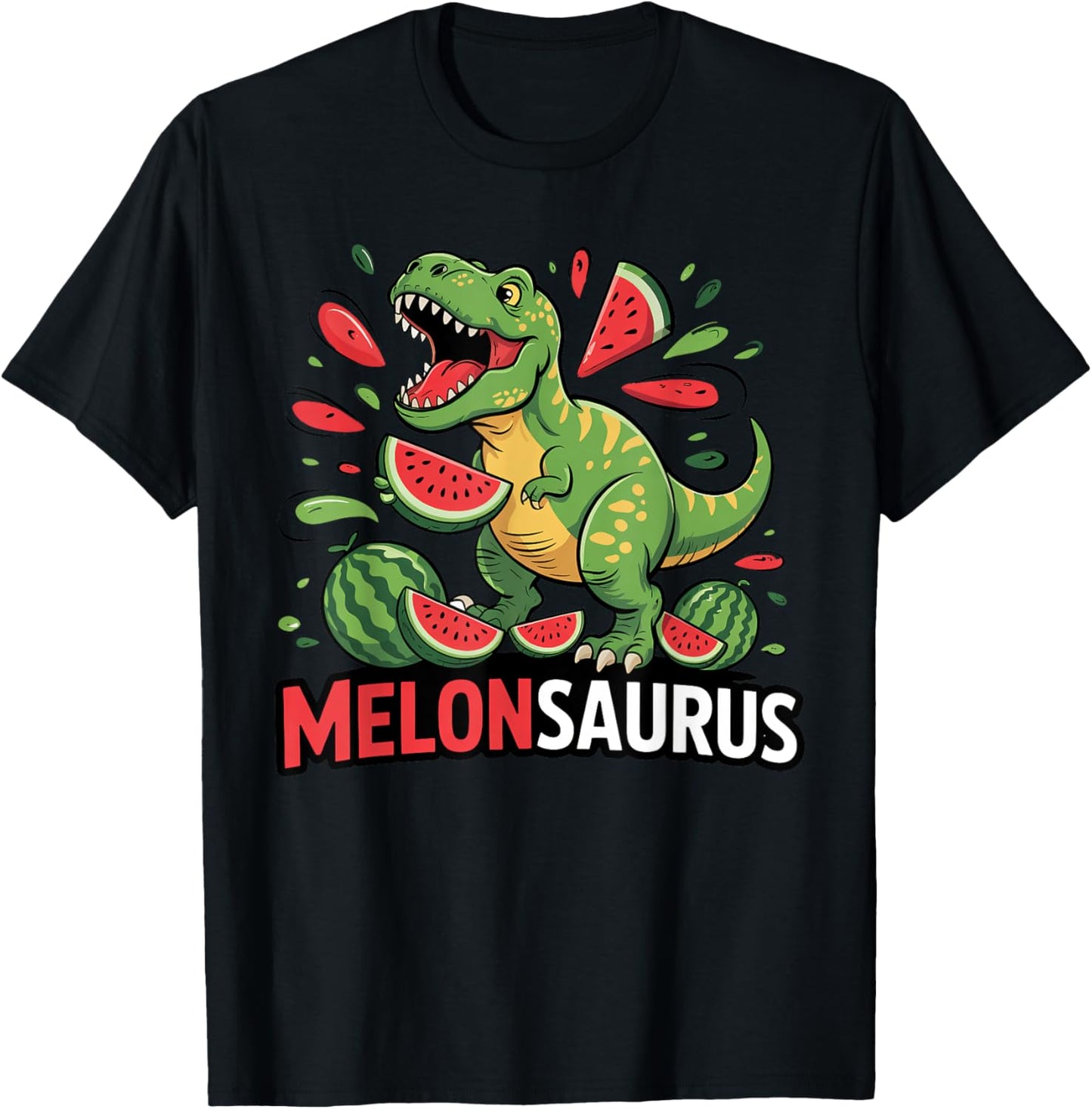 T-Rex Eating Watermelon Funny Summer Aloha Hawaii Vacation T-Shirt