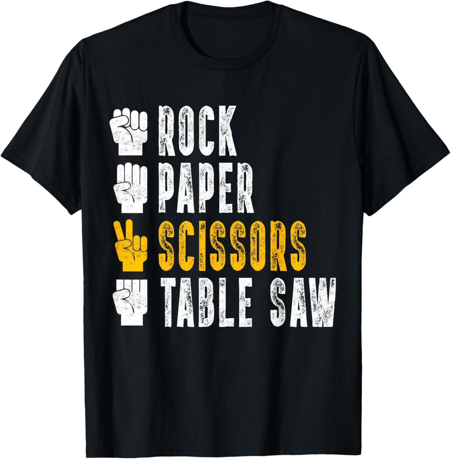 Rock Paper Scissors Hand Game Funny Cat Paws Mens Womens T-Shirt