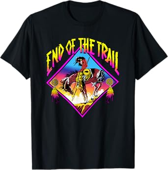 End Of The Trail Retro Native American T-Shirt T-Shirt