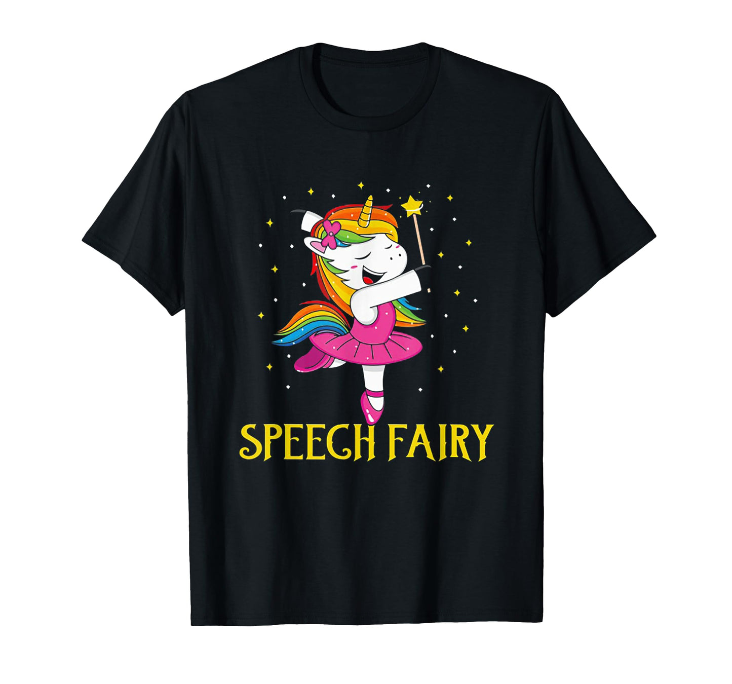 Speech Fairy Funny Unicorn T-Shirt
