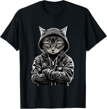 Hug Thug Gangster Life Cat Thug Cat Hug Cat Gangster Cat T-Shirt