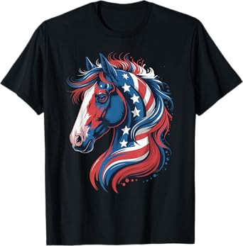 Horse 4th of july T-Shirt