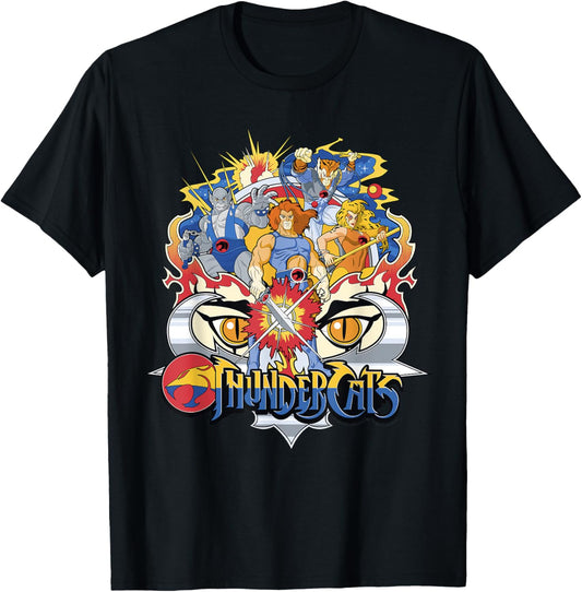 ThunderCats Group Shot Logo Badge T-Shirt