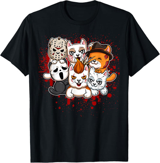 My Little Horror Crew - Halloween Cats T-Shirt
