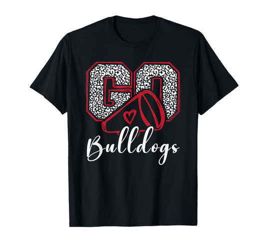 Go Dawgs Funny Bulldogs for Men Women Kids Boys Girls T-Shirt