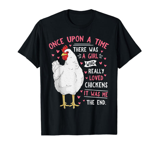 Funny Chicken Lover Women Girls Cute Farm Animal Hen T-Shirt