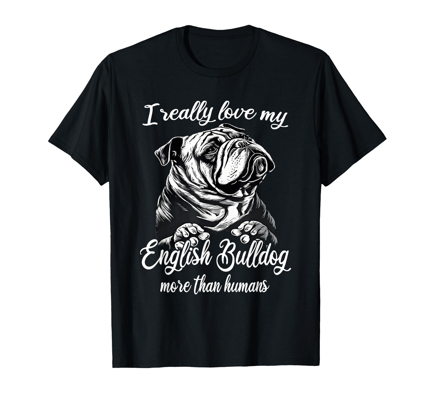English Bulldog Outfit Love My English Bulldog T-Shirt